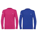 Kit 2 Camisas Térmicas Puma UV50+ Manga Longa Infantil - Foto 1