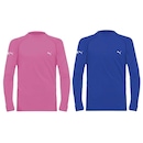 Kit 2 Camisas Térmicas Puma UV50+ Manga Longa Infantil - Foto 1