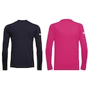 Kit 2 Camisas Térmicas Puma UV50+ Manga Longa Infantil - Foto 2