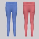 Kit 2 Calças Legging Rainha com Bolso Feminina - Foto 1