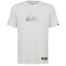Camiseta Quiksilver Gradient Logo Signature WT25 Branco - Foto 1
