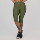 Calça Corsário Cintura Alta Recortes Bolso - Feminina - Foto 1