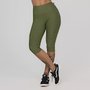 Calça Corsário Cintura Alta Recortes Bolso - Feminina - Foto 2