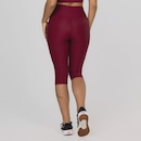 Calça Corsário Cintura Alta Recortes Bolso - Feminina - Foto 3