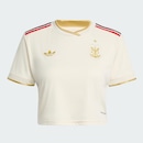 Camisa Cropped do Flamengo III 25/26 Feminina Adidas - Foto 2