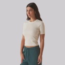Camiseta Fila Regular Essentials Canelada Feminino - Foto 1