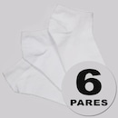 Kit Meia Cano Curto Selene Sapatilha 6 Pares unissex - Foto 1