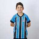 Camisa do Grêmio Match Tricolor Lotus Infantil - Foto 4