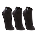 Meia Cano Curto Lupo com 3 Pares Unissex - Foto 1