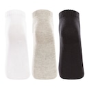 Meia Cano Curto Lupo com 3 Pares Unissex - Foto 2