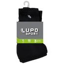 Meia Cano Médio Lupo com 3 Pares Unissex - Foto 3