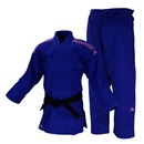 Kimono Judô adidas Quest J690 Azul/Rosa - Foto 1