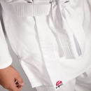 Kimono Judo Jiu Jitsu MKS Branco com faixa Infantil - Foto 5