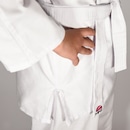Kimono Judo Jiu Jitsu MKS Branco com faixa Infantil - Foto 6