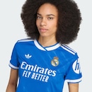 Camisa Real Madrid III 25/26 Feminina Adidas Recortado - Foto 6