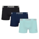 Kit 3 Cuecas Puma Boxer Sem Costura Masculina - Foto 1