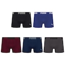 Kit 5 Cuecas Puma Boxer Sem Costura Masculina - Foto 1