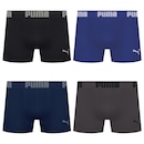 Kit 4 Cuecas Puma Boxer Sem Costura Masculina - Foto 1