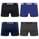 Kit 4 Cuecas Puma Boxer Sem Costura Masculina - Foto 2