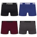 Kit 4 Cuecas Puma Boxer Sem Costura Masculina - Foto 2