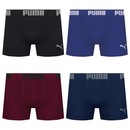 Kit 4 Cuecas Puma Boxer Sem Costura Masculina - Foto 1