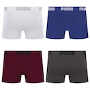 Kit 4 Cuecas Puma Boxer Sem Costura Masculina - Foto 2