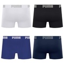 Kit 4 Cuecas Puma Boxer Sem Costura Masculina - Foto 2