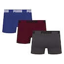 Kit 3 Cuecas Puma Boxer Sem Costura Masculina - Foto 2