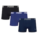 Kit 3 Cuecas Puma Boxer Sem Costura Masculina - Foto 1