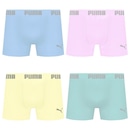 Kit 4 Cuecas Puma Boxer Sem Costura Masculina - Foto 1