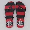 Chinelo FutFanatics do Flamengo Manto I 2025 Feminino - Foto 1