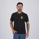 Camisa Polo Internacional Ouro FutFanatics Masculina - Foto 1
