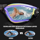 Oculos de Natação Gold Sports Legend II Dem Mirror High Definition - Foto 3
