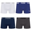 Kit 4 Cuecas Puma Boxer Sem Costura Masculina - Foto 1
