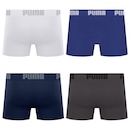Kit 4 Cuecas Puma Boxer Sem Costura Masculina - Foto 2