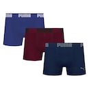 Kit 3 Cuecas Puma Boxer Sem Costura Masculina - Foto 1