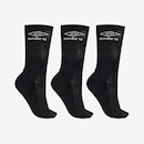 Meia Cano Longo Unissex Umbro Tripack Unisex - Foto 1