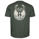 Camiseta Masculina New Era Regular NBA Milwaukee Bucks Core - Foto 2