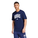 Camiseta Masculina adidas Gráfica Collegiate - Foto 2