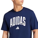 Camiseta Masculina adidas Gráfica Collegiate - Foto 4
