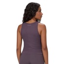 Camiseta Regata Feminina Alto Giro Canelada sem Costura - Foto 2