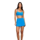 Saia Short Feminino Alto Giro Eterna Sobreposta - Foto 1