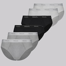 Cueca Slip Mash Algodão - 6 unidades - Foto 1