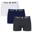 Cueca Boxer Polo Wear Basic - 3 unidades - Infantil - Foto 1