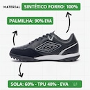 Chuteira Society Umbro Neo-Comfort - Masculino - Foto 3
