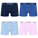 Cueca Puma Boxer Sem Costura - 4 unidades - Masculina - Foto 1