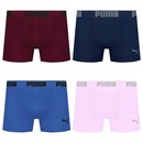 Cueca Puma Boxer Sem Costura - 4 unidades - Masculina - Foto 1