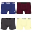 Cueca Puma Boxer Sem Costura - 4 unidades - Masculina - Foto 1