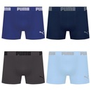Cueca Puma Boxer Sem Costura - 4 unidades - Masculina - Foto 1