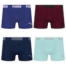 Cueca Puma Boxer Sem Costura - 4 unidades - Masculina - Foto 1